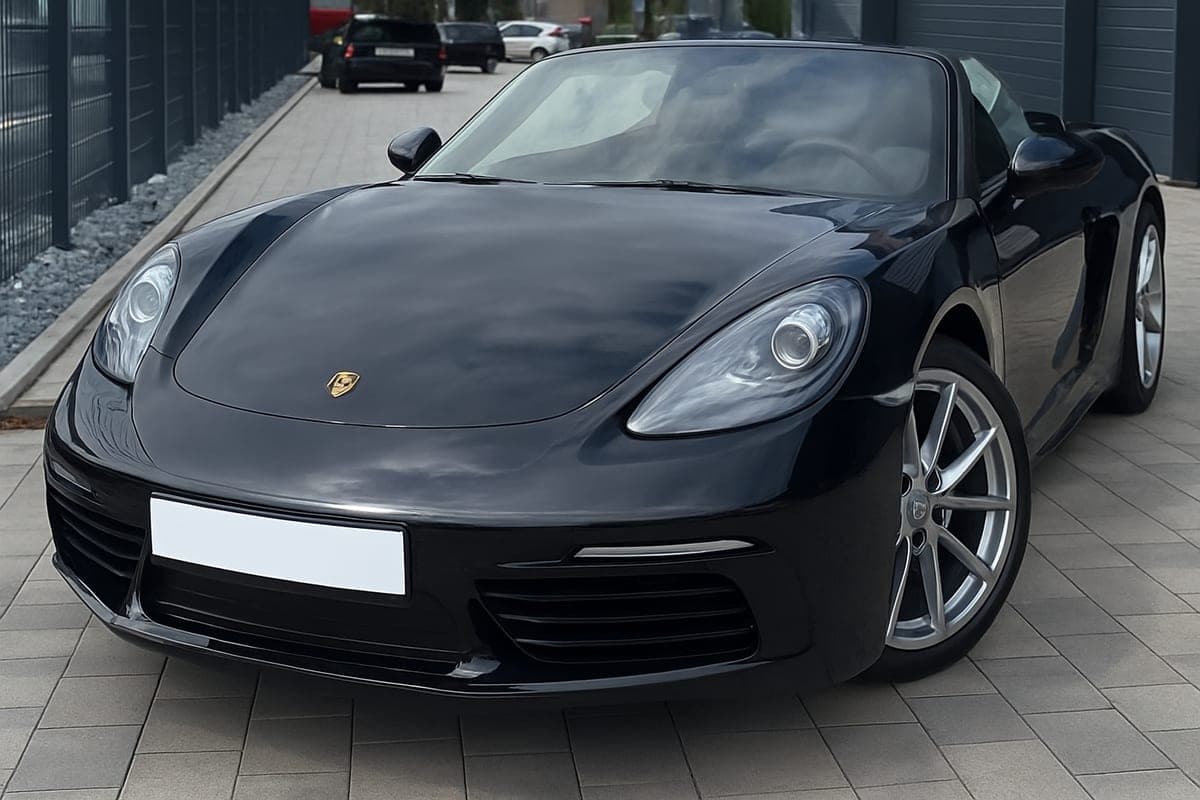 Porsche Boxster 718 Roadster*BLACK*55TKM*299PS*SPORT